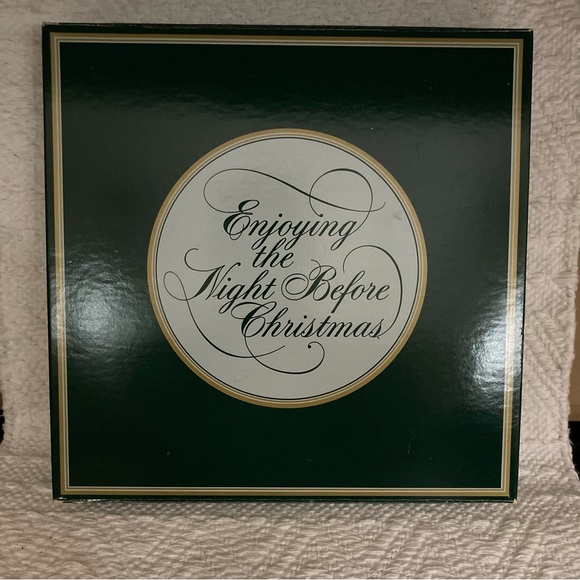 Avon porcelain collectible Christmas plate, 1983 the night before Christmas - Picture 5 of 6